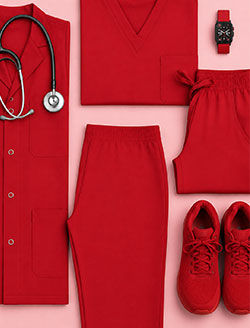 Collection image for: Red Scrubs & Lab Coats