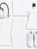White Scrubs and Lab Coats