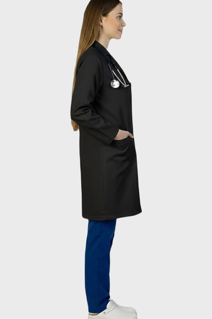 HeedFit 35 Inches Women's Two Pocket Fashion Lab Coat