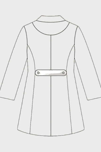 HeedFit 35 Inches Women's Two Pocket Fashion Lab Coat