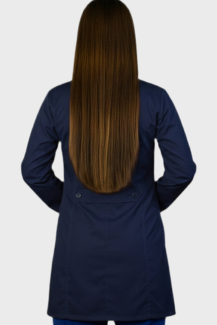 HeedFit 35 Inches Women's Two Pocket Fashion Lab Coat