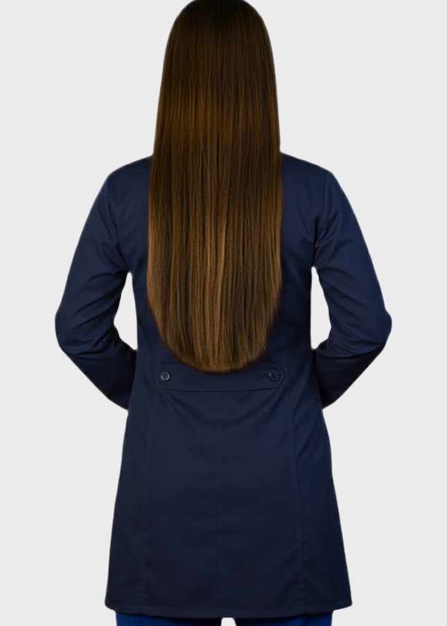 HeedFit 35 Inches Women's Two Pocket Fashion Lab Coat