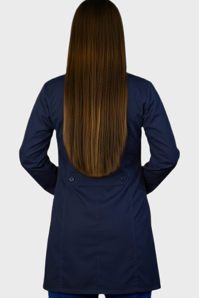 HeedFit 35 Inches Women's Two Pocket Fashion Lab Coat