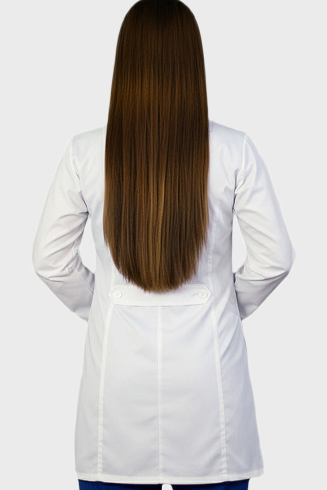 HeedFit 35 Inches Women's Two Pocket Fashion Lab Coat