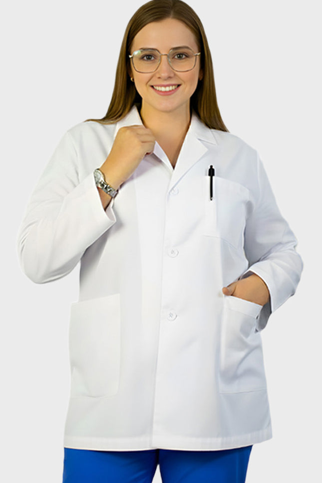 HeedFit 31 Inches Unisex Three Pocket Consultation Lab Coat