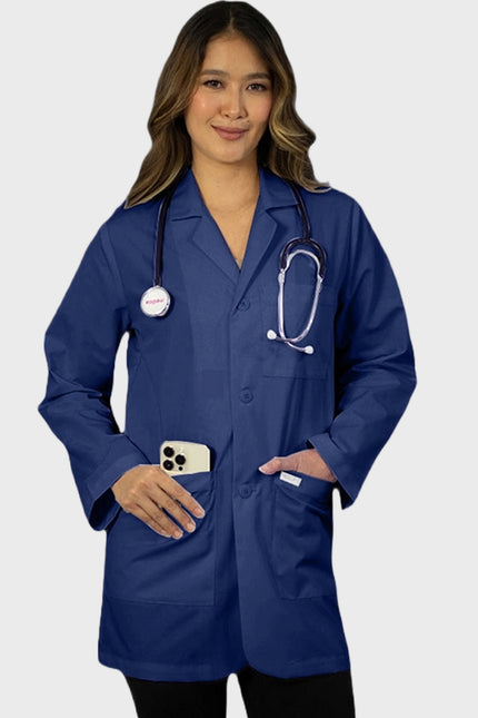 HeedFit 31 Inches Unisex Three Pocket Consultation Coat