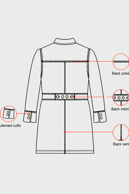 HeedFit 32 Inches Women's Perfection Lab Coat