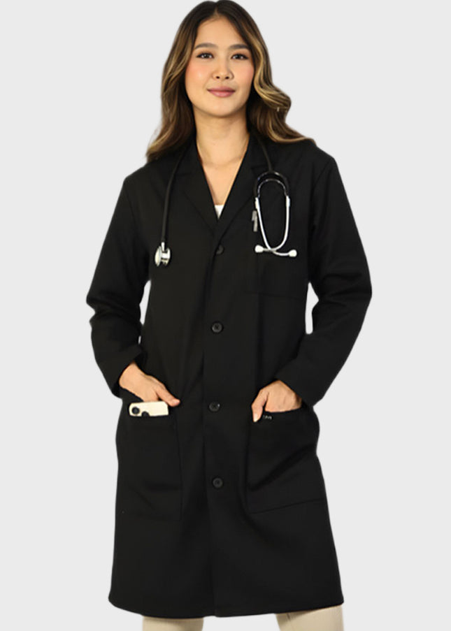 HeedFit 38 Inches Unisex Multi Pocket Premium Lab Coat