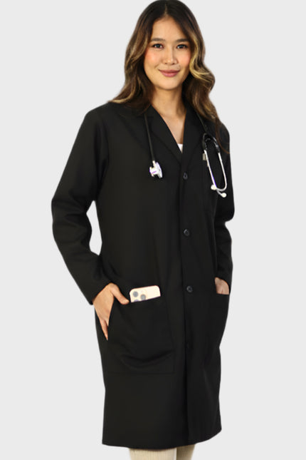 HeedFit 38 Inches Unisex Multi Pocket Premium Lab Coat
