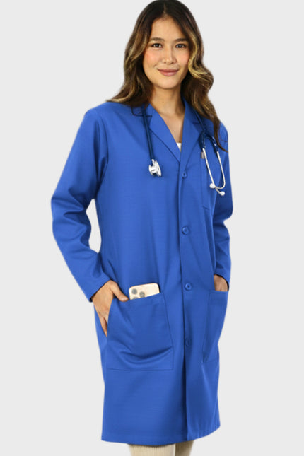 HeedFit 38 Inches Unisex Multi Pocket Premium Lab Coat