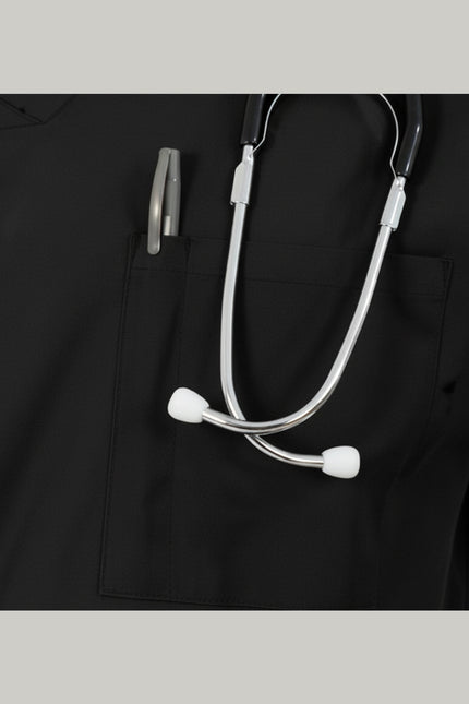 HeedFit Four Pockets Unisex V-neck Scrub Top