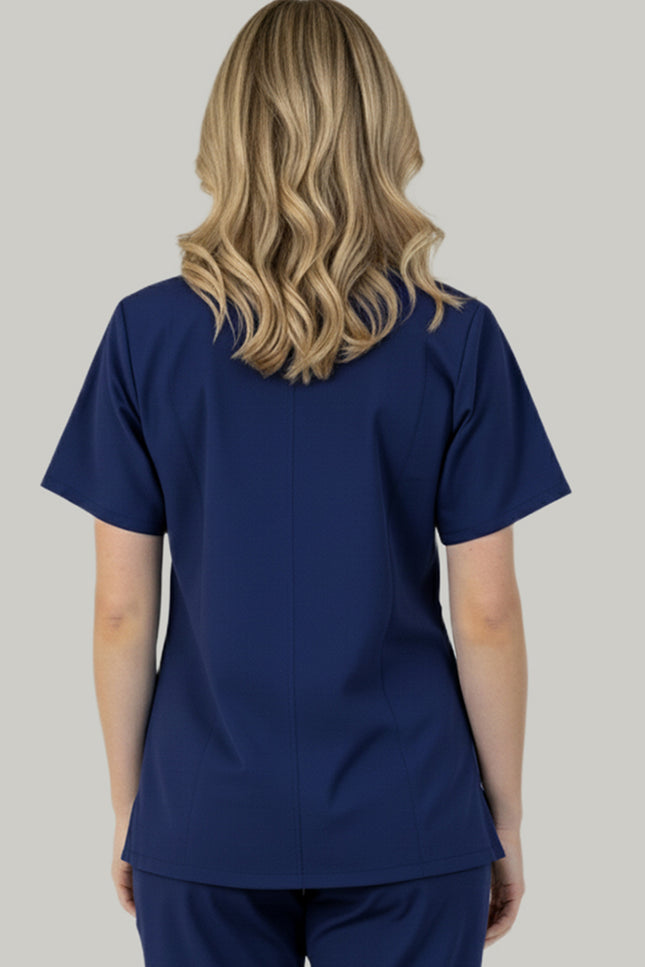 HeedFit Four Pockets Unisex V-neck Scrub Top