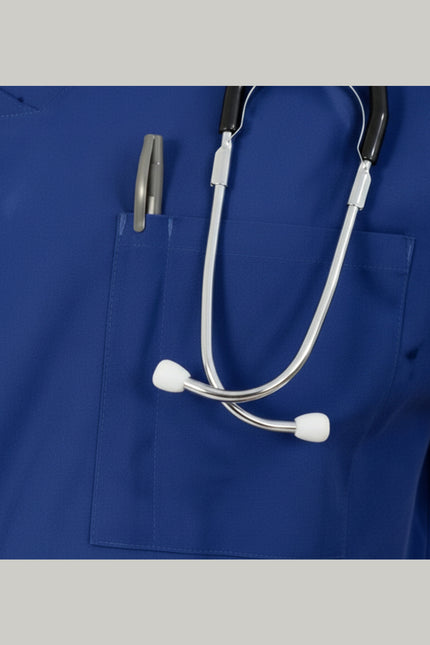 HeedFit Four Pockets Unisex V-neck Scrub Top