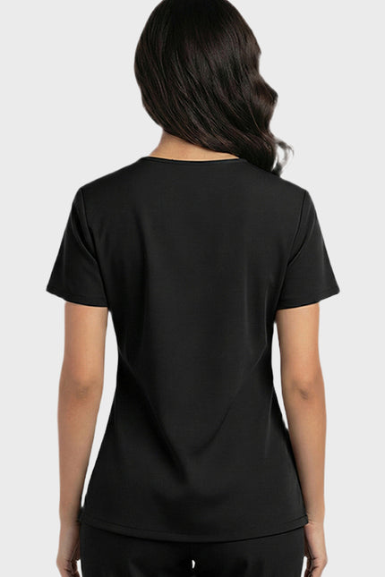 HeedFit  Snap Front Women's V-Neck Scrub Top