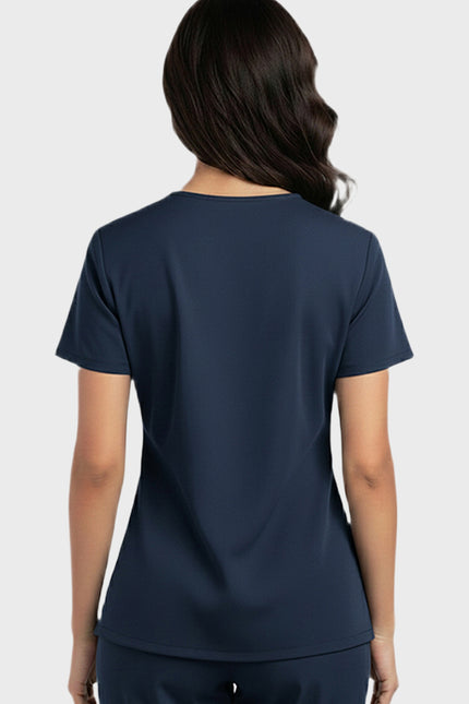 HeedFit  Snap Front Women's V-Neck Scrub Top