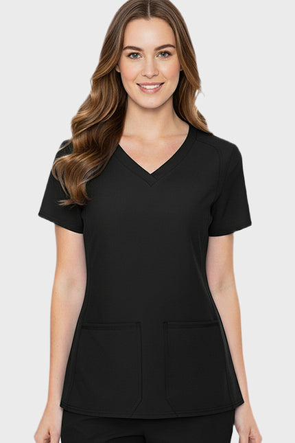 HeedFit Shaped Shoulder Seam Women's V-Neck Scrub Top
