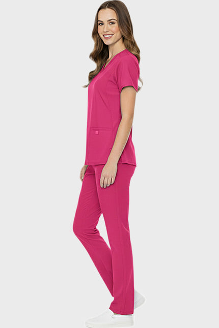 HeedFit Shaped Shoulder Seam Women's V-Neck Scrub Top