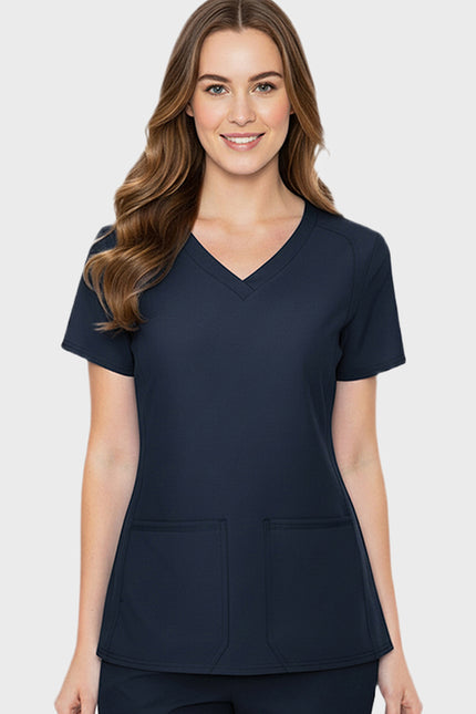 HeedFit Shaped Shoulder Seam Women's V-Neck Scrub Top