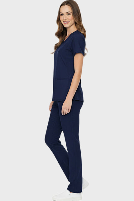 HeedFit Shaped Shoulder Seam Women's V-Neck Scrub Top