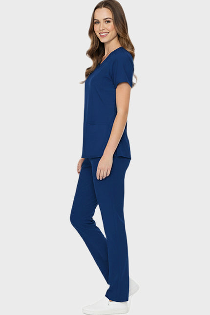HeedFit Shaped Shoulder Seam Women's V-Neck Scrub Top