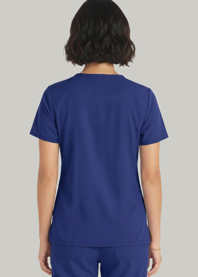 HeedFit Three Pockets Women's V-Neck Nursing Scrub Top