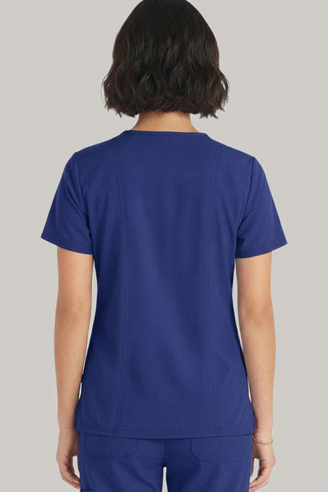 HeedFit Three Pockets Women's V-Neck Nursing Scrub Top