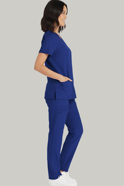 HeedFit Three Pockets Women's V-Neck Nursing Scrub Top