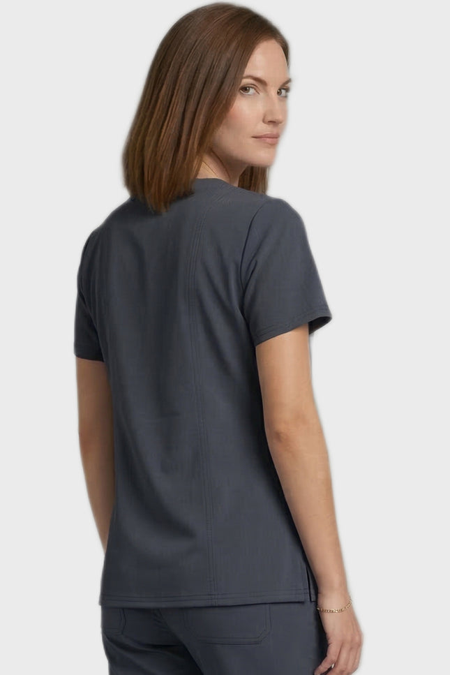 HeedFit 3- Pockets Women's V-Neck Performance Stretch Scrub Top
