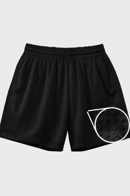 HeedFit Men's Moisture Wicking Mesh Shorts with Pockets