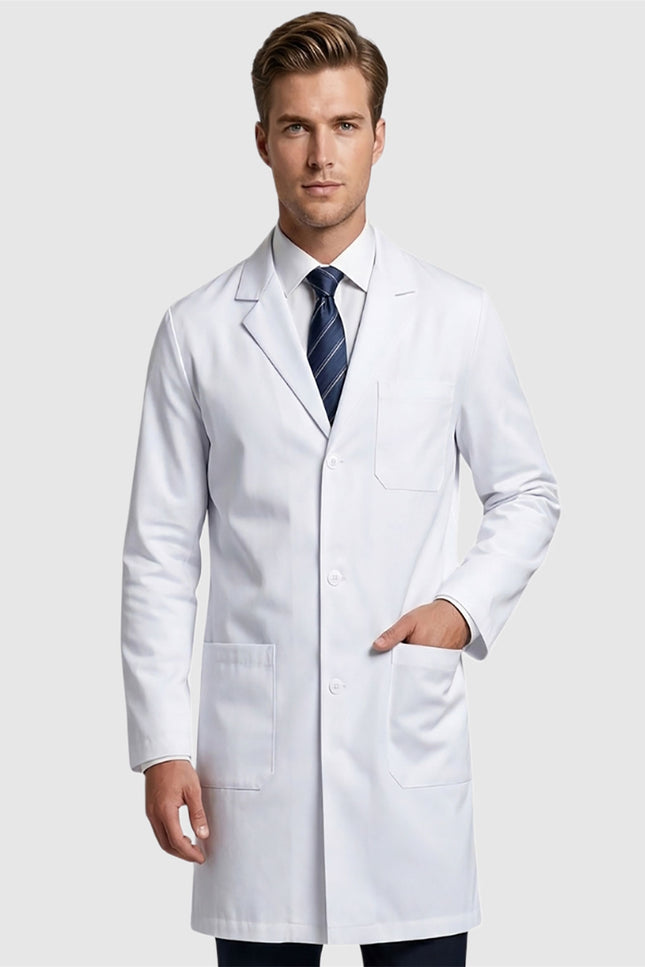 HeedFit Xclusive Men's 38 Inch 3 Button Lab Coat