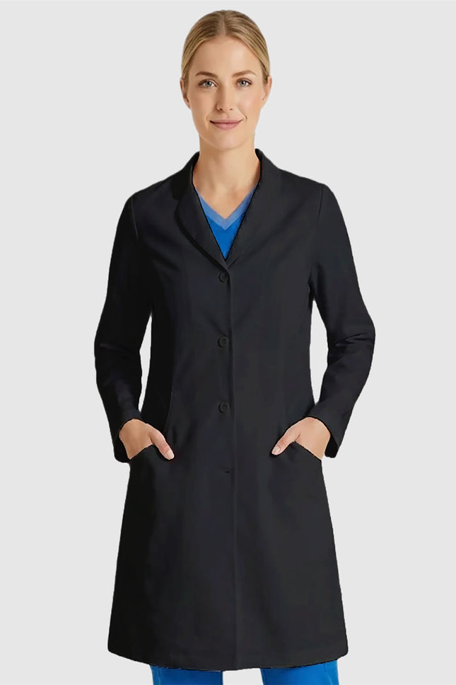 HeedFit Xclusive Women's 4-Pocket 35" 4-Button Lab Coat