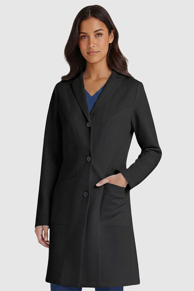 HeedFit Xclusive Women's 3 Pocket 34" 4-Button Lab Coat
