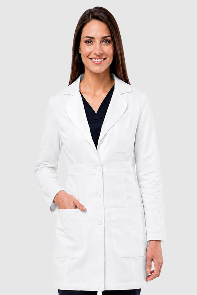 HeedFit Xclusive Women's 33" Adjustable Belt Lab Coat