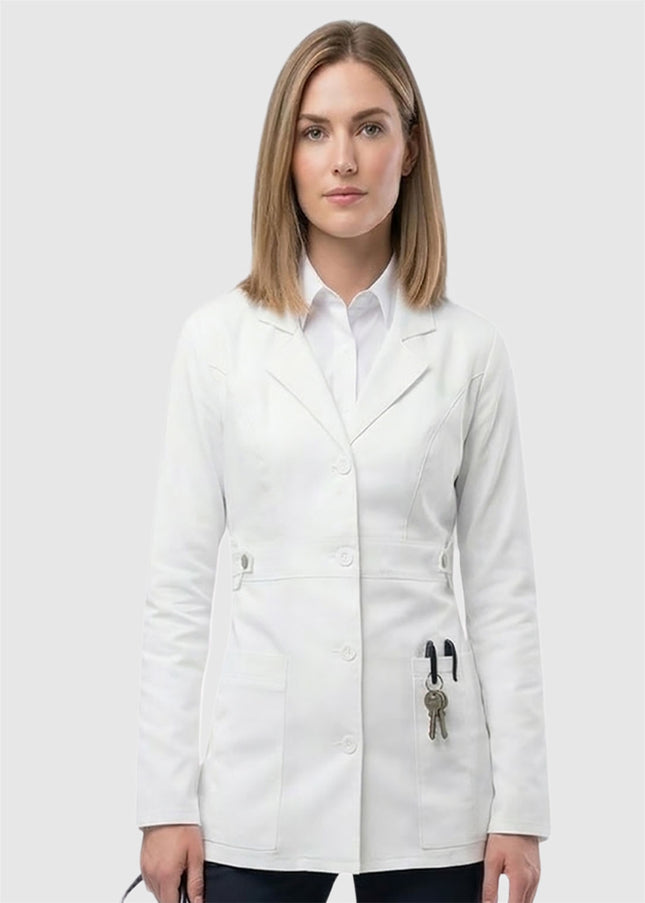 Labcoat HQ Women's 28 Inch Tab-Waist Lab Coat