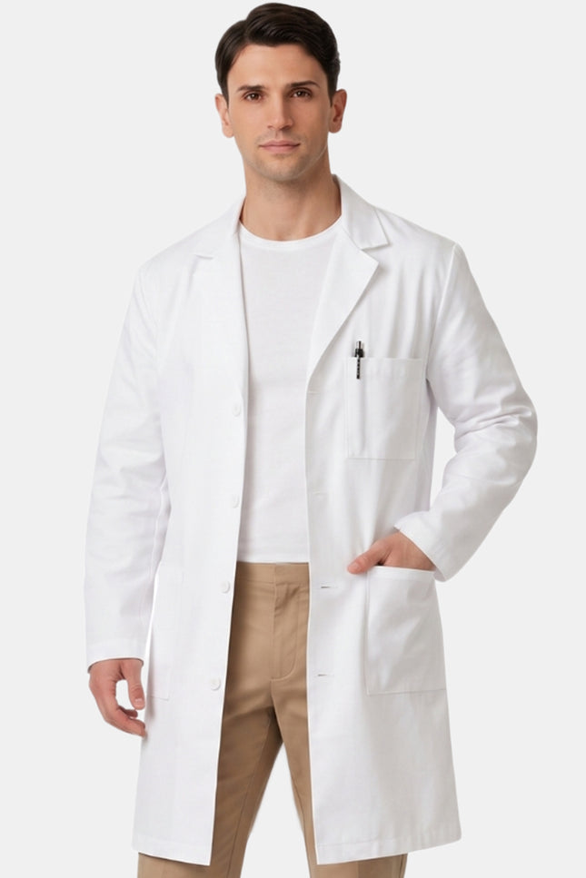 HeedFit Xclusive Men's 38" Cotton Lab Coat