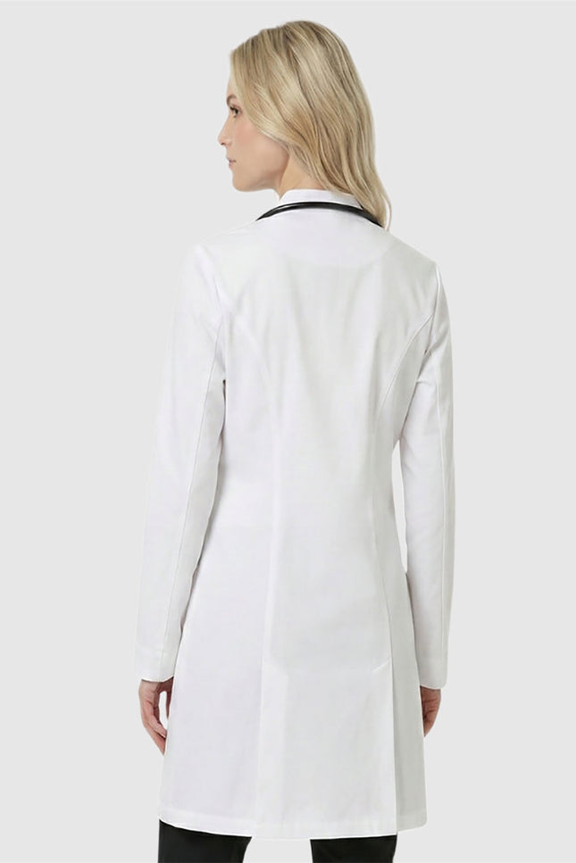 HeedFit Xclusive Women's 35 inch Stand Up Collar Stretch Labcoat
