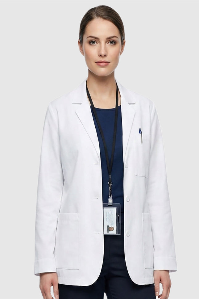 HeedFit Xclusive Women's 28 Inches Multipocket Consultation Coat