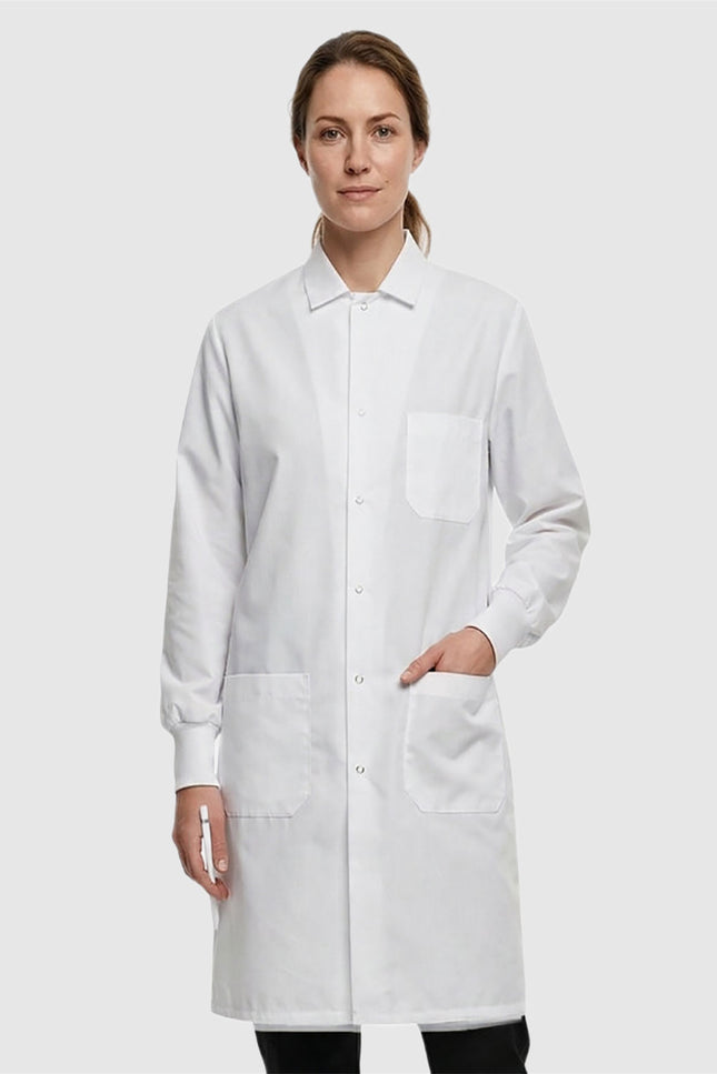 HeedFit Xclusive Unisex Specialized Cuffed Lab Coat with Interior Pocket