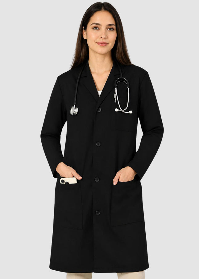 HeedFit 38 Inches Unisex Multi Pocket Premium Lab Coat
