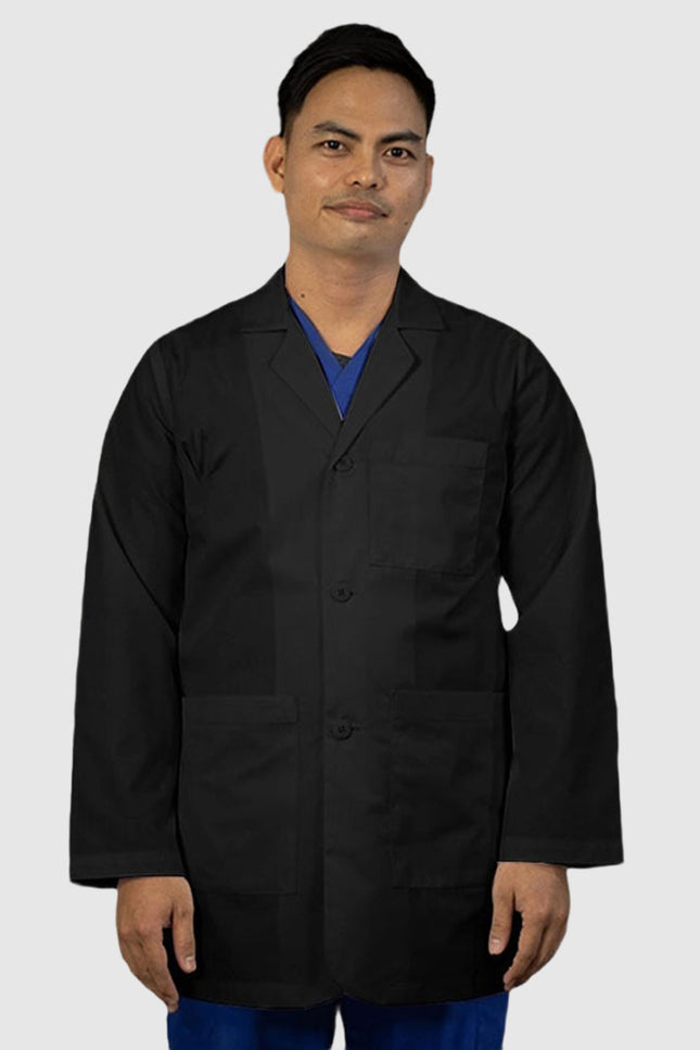 Panda Uniform Men's Consultant 32 Inch length Lab Coat