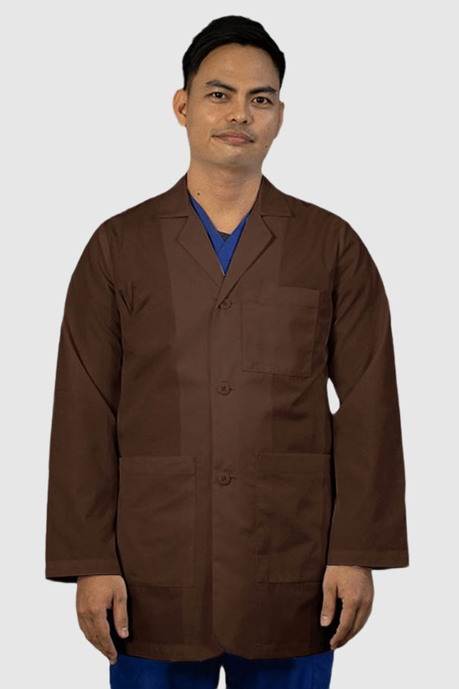 Panda Uniform Men's Consultant 32 Inch length Lab Coat