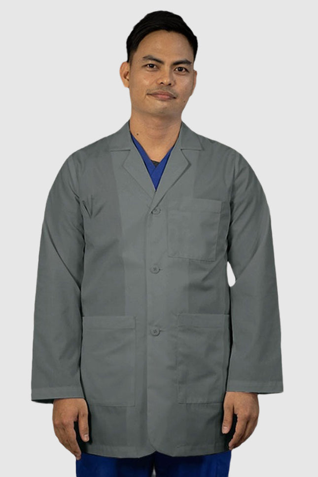 Panda Uniform Men's Consultant 32 Inch length Lab Coat