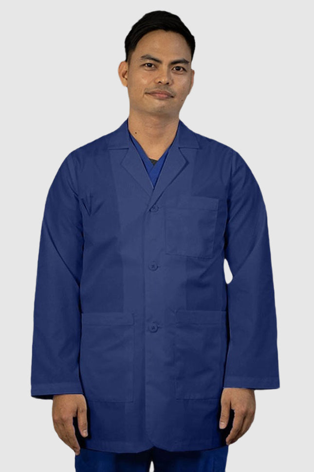 Panda Uniform Men's Consultant 32 Inch length Lab Coat