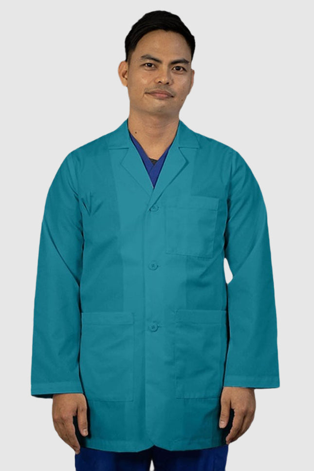 Panda Uniform Men's Consultant 32 Inch length Lab Coat
