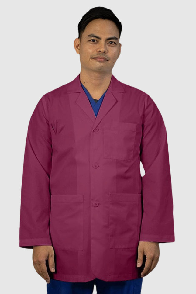 Panda Uniform Men's Consultant 32 Inch length Lab Coat