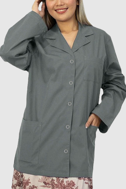 Panda Uniform Women's Snap Front Lab Coat