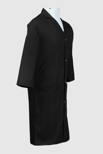 Panda Uniform Unisex Snap Front 40 Inch Three-Quarter Sleeves Lab Coat