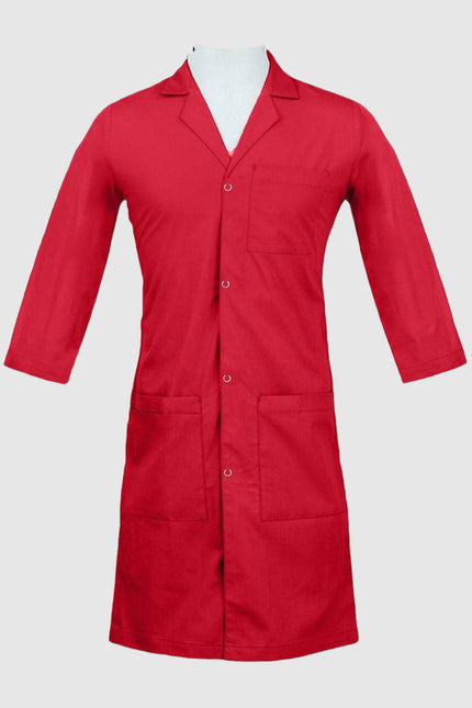 Panda Uniform Unisex Snap Front 40 Inch Lab coat