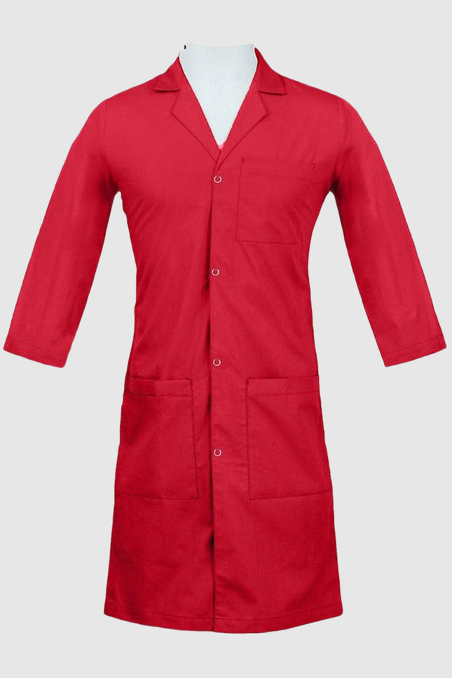 Panda Uniform Unisex Snap Front 40 Inch Lab coat