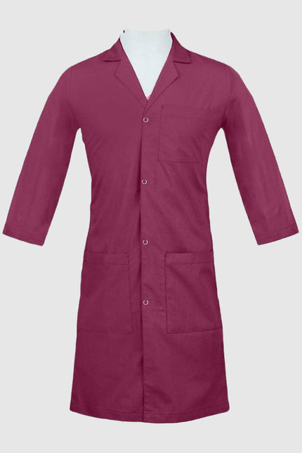 Panda Uniform Unisex Snap Front 40 Inch Lab coat